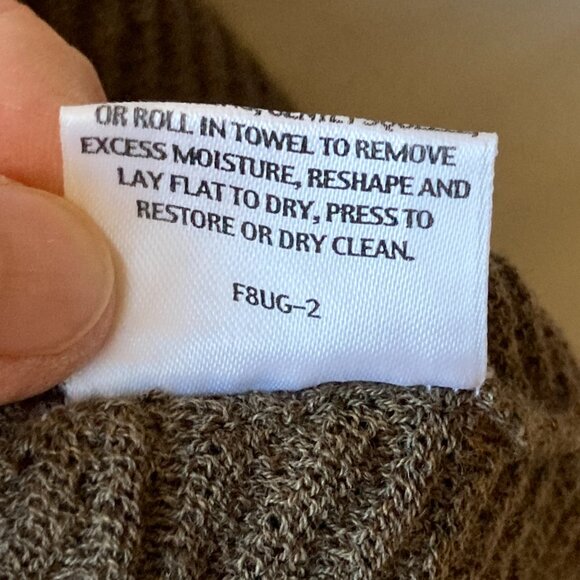 Eileen Fisher Italian Wool Womens Tan PS Sweater Lagenlook Duster Open Cardigan - Picture 12 of 16